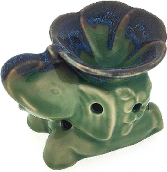 Olifant Staande Oliebrander Wax Melter Olifant Ontwerp Essentiële Olie Brander Diffuser Gemaakt van Speksteen met Theelichthouder Aromatherapie