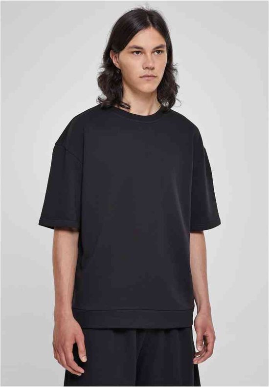 Urban Classics - Oversized Short Sleeve Crew Shirt - S - Zwart