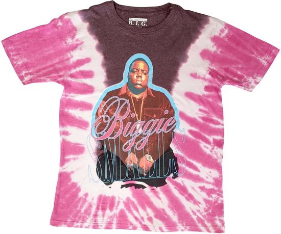Biggie Smalls Neon Glow Heren T shirt S Roze bol