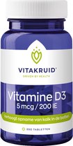 Vitakruid Vitamine D3 250 tabletten