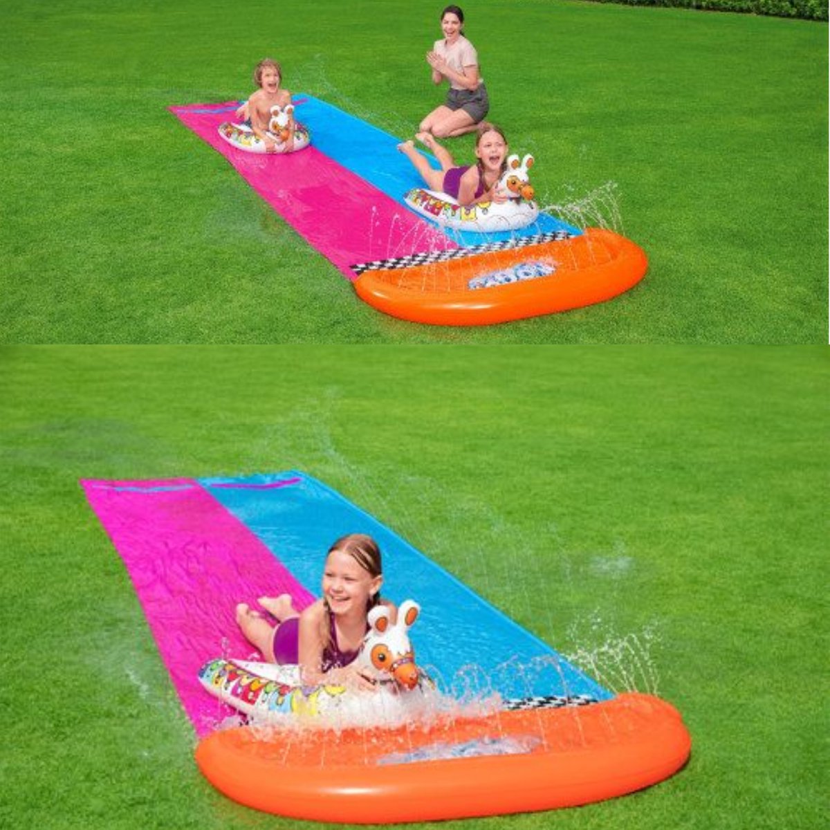 Waterglijbaan - Buikschuifbaan - Waterslide - Waterglijmat - Buikschuifmat — afbeelding 3