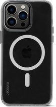 DECODED Clear Case Back Cover - iPhone 14 Pro Max - Gerecycleerd - Doorzichtig Hoesje - Magnetische Technologie van Apple - Transparant