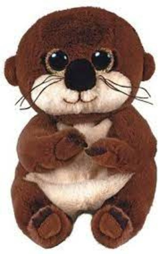 TY Beanie Babies Bellies Mitch Otter 15 cm bol