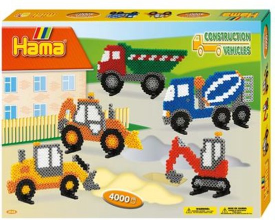 Foto: Hama ton maxi beads and pegboards 400 kralen 8791