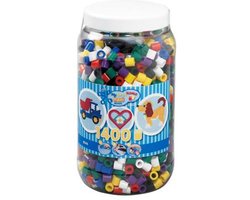 foto van Hama Ton Maxi Beads 1400 Kralen Mix - 8540