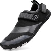 Somic - Chaussures pour femmes Barefoot - Chaussures pour femmes de trail running - Chaussures de fitness - Plein air - Respirantes - Antidérapantes - Réglables - Fermetures velcro - Chaussures de trail Schnell Trocknend - Zwart 45