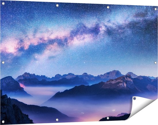 Vente Tableaux Photo – Voie Lactée En Montagne (Alpes) | Alu