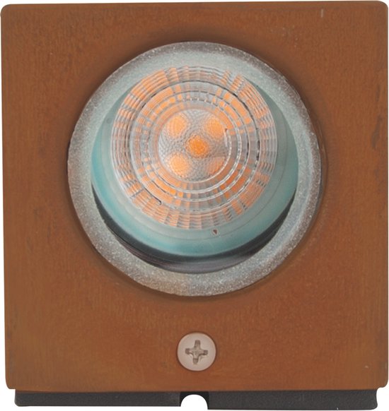 KS Verlichting - Buitenlamp Geo up- en downlighter - corten wandlamp ...