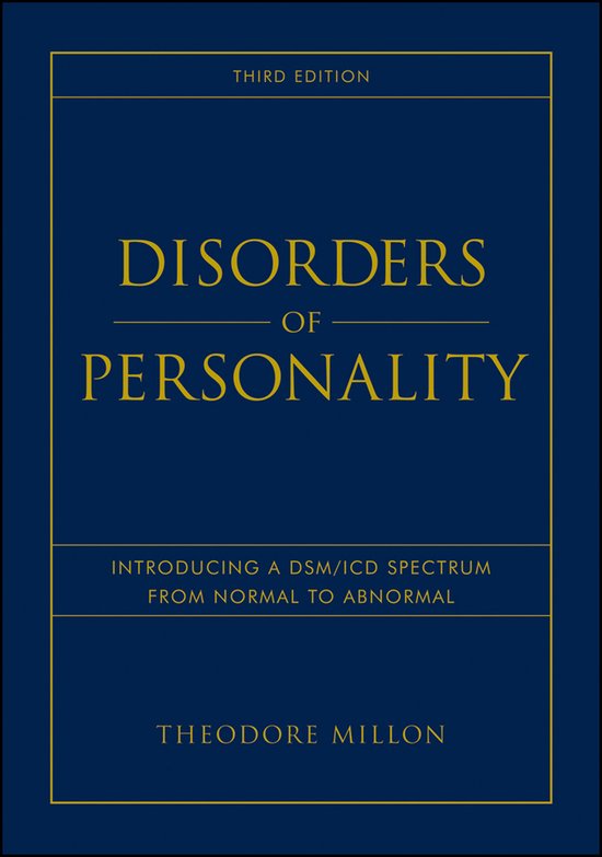 Disorders Of Personality - cover