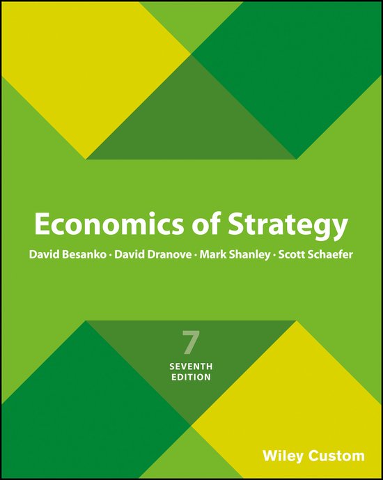 Economics of Strategy 6e International Student Version Premium Custom Edition