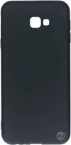 Samsung J4 Plus siliconenhoesje mat zwart Siliconen Gel TPU / Back Cover / Hoesje
