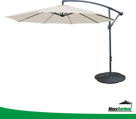 MaxxGarden Parasoltegels - Parasolgewicht - Set met 4 Gewichten voor MaxxGarden Parasoltegels - Parasolgewicht - Set met 4 Gewichten voor