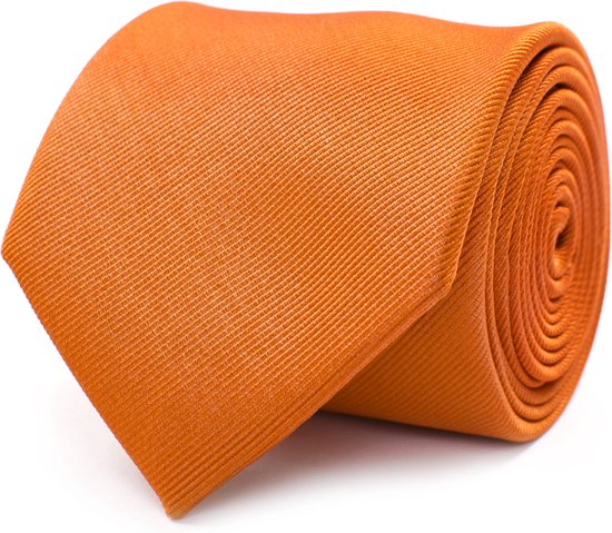 TRESANTI | ZINO I Klassiek zijden stropdas | Orange