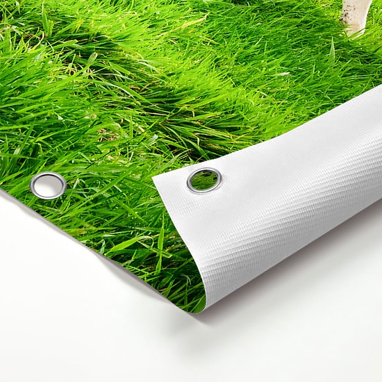 Affiche de jardin Gards Vaches dans le pré - 40x50 cm - Toile de jardin - Décoration de jardin - Décoration murale extérieure - Tableau de jardin