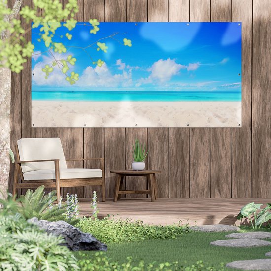 Akoestisch Schilderij Romantiek Op Het Strand Rechthoek Horizontaal Basic M (85X60