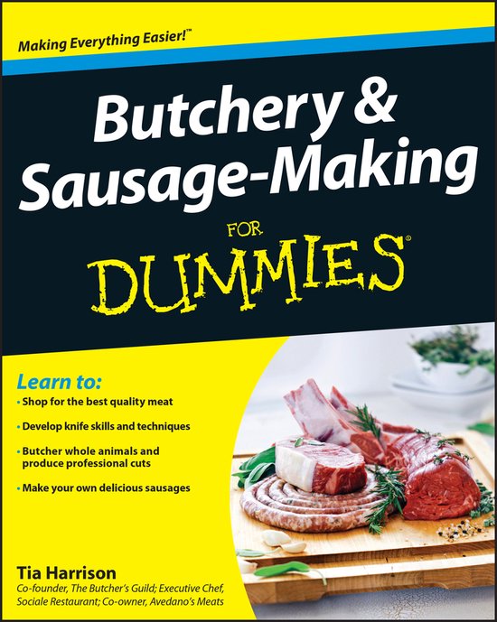 Butchery & Sausage-Making For Dummies - cover