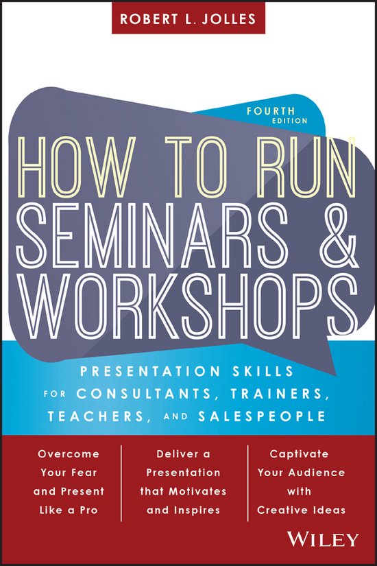 How to Run Seminars and Workshops - cover