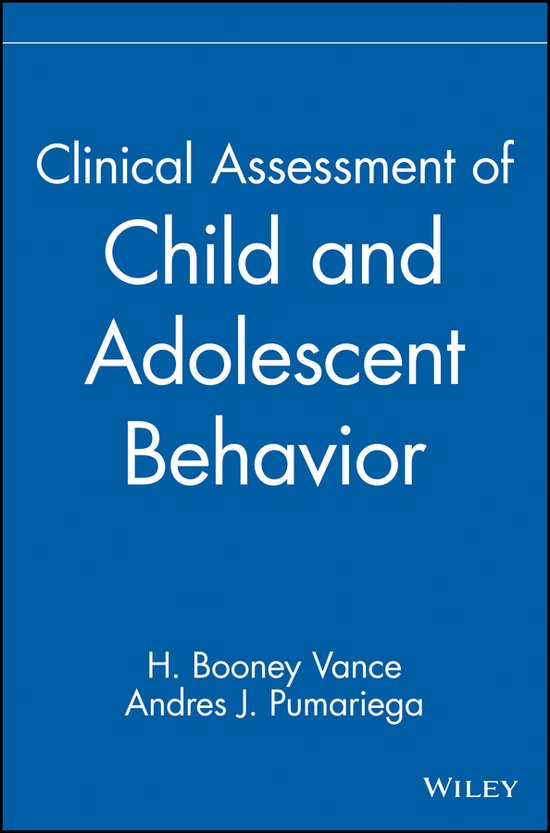 Clinical Assessment of Child and Adolescent Behavior - cover