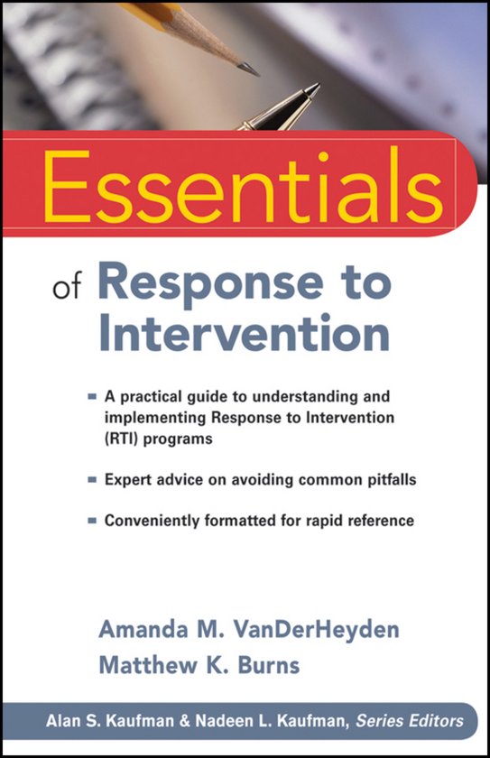 Essentials of Response to Intervention - cover