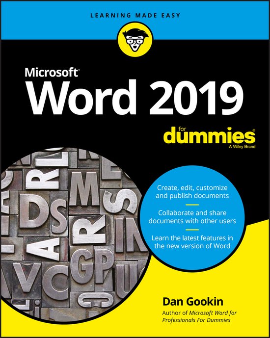 Word 2019 For Dummies - cover