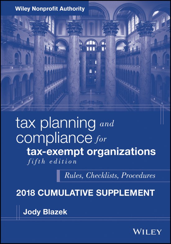 Tax Planning and Compliance for Tax–Exempt Organizations - cover