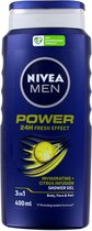 Nivea Men Douchegel - Power Fresh - 400 ml