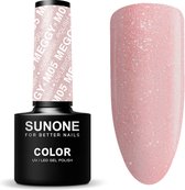 SUNONE UV/LED Hybride Gellak 5ml. – M05 Meggy - Glitter, Roze - Glanzend - Gel nagellak