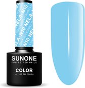 SUNONE UV/LED Hybride Gellak 5ml. – N10 Nela - Blauw - Glanzend - Gel nagellak