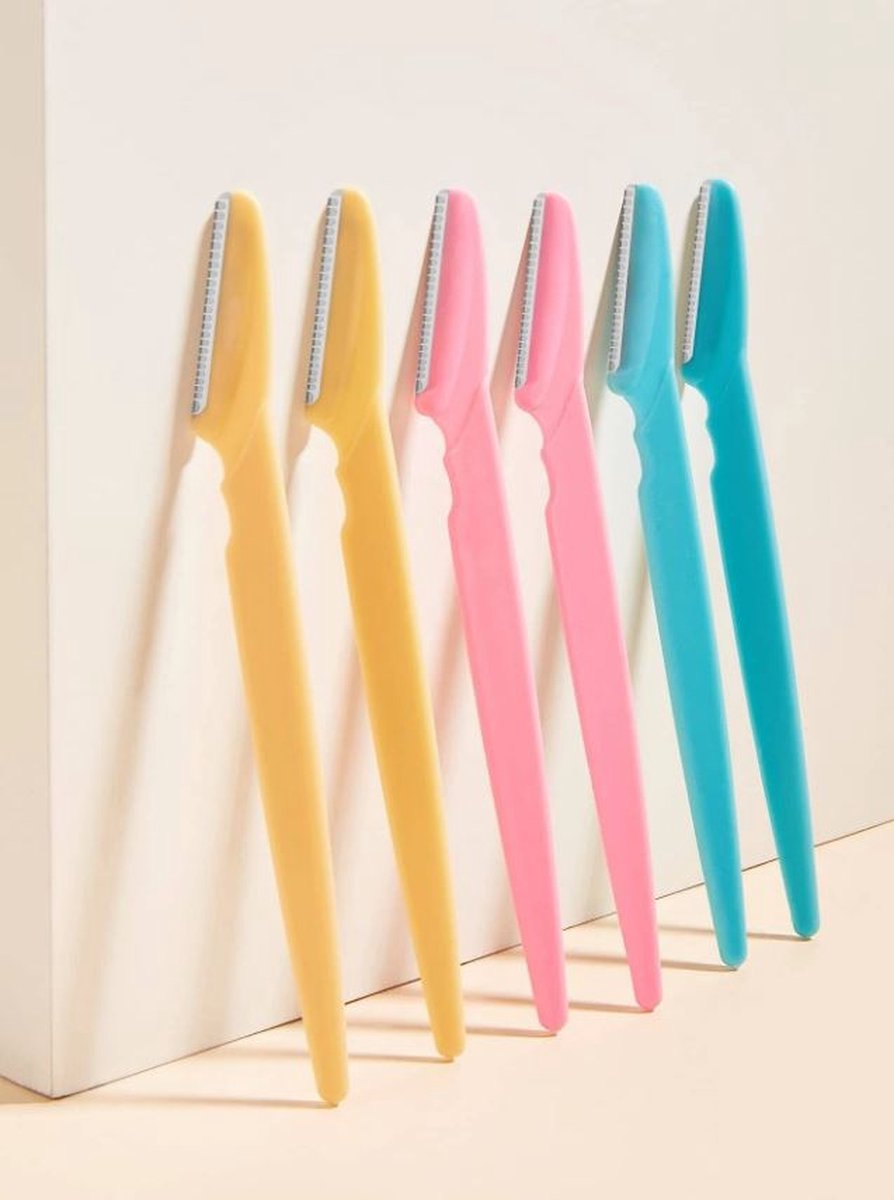 Wenkbrauw Mesjes - Wenkbrauwmesjes - Wenkbrauw Scheermesjes - Scheermes - 6 stuks - Trimmen - Epileren - Eyebrow Razor
