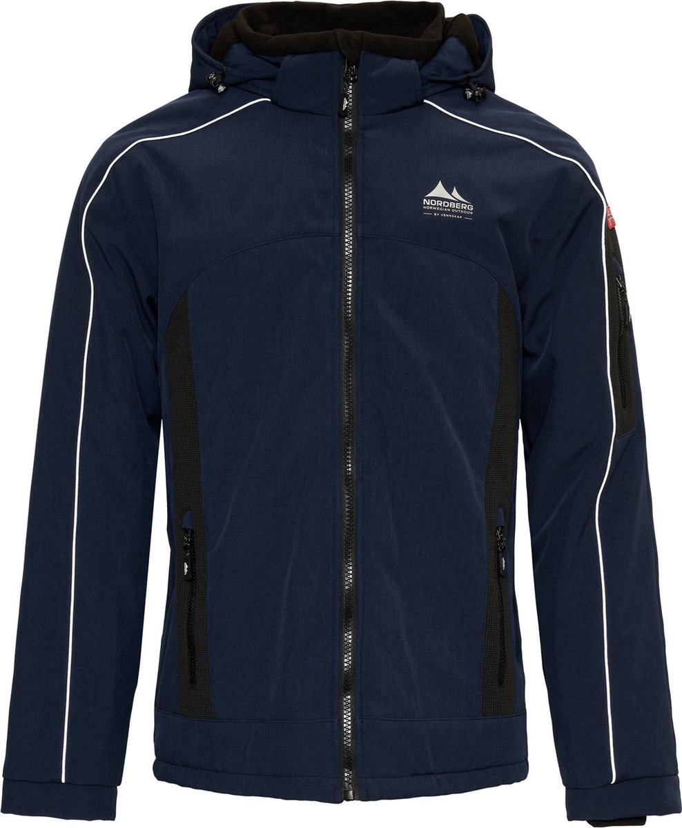 Nordberg Ole Winterjas Heren Softshell Donkerblauw 3XL