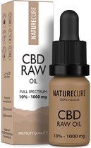 Nature Cure CBD/CBDA-olie RAW 10% - 1000 mg- Full Spectrum  10 ml