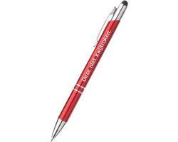 Akyol - deze niet kwijtraken.. pen - rood - gegraveerd - Collega - stagaire - pen met tekst - leuke pennen - grappige pennen - werkpennen - stagiaire cadeau - cadeau - bedankje - afscheidscadeau collega - met soft touch