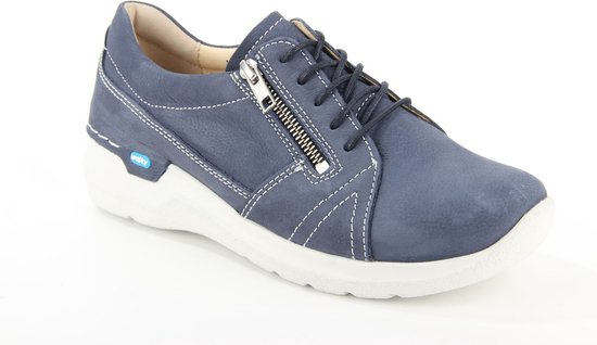 Wolky Veterschoenen Feltwell denim nubuck