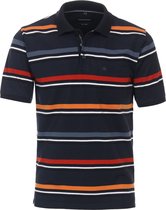 Casa Moda - Poloshirt Strepen Navy - Regular-fit - Heren Poloshirt Maat XL
