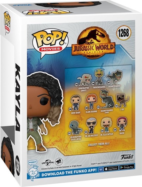 Figurine Jurassic World 3 - Atrociraptor Ghost Pop 10cm - Funko