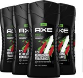 Axe Showergel Africa Energy Boost - Douchegel - 4 x 250 ml Voordeelverpakking