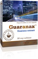 Guaranax 60 capsules, cup of coffee in capsule