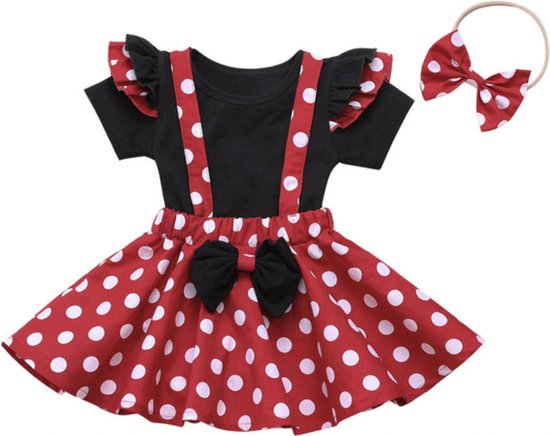 Robe Minnie Mouse - Robe Filles - Costume bébé Minnie Mouse Mouse - Tenue  bébé Minnie