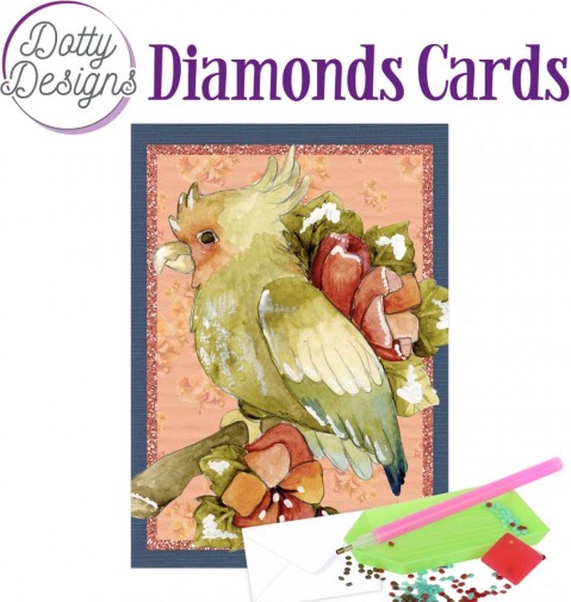 Diamond Painting Dotty Design Diamonds Cards | Cockatoo