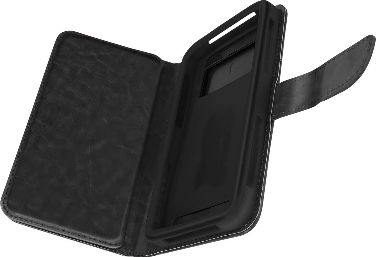 Avizar Foliohoes Universeel kaartvak voor 4,7 smartphone, Zwart
