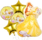 Belle ballon set - Belle en het Beest - 89x64cm - Folie Ballon - Prinses - Themafeest - erjaardag - Ballonnen - Versiering - Helium ballon