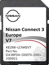 Nissan Connect 3 V7 Here Navigatie Kaartupdate 2023 Europa + Turkije SD-kaart