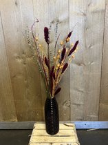 Droogbloemenboeket-boeket 50 cm-droogbloemen-verschillende voorjaars kleuren-verschillende combinaties-kado te geven-gezellig op tafel of kast-