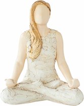 MadDeco - Enlightenment - yoga - verlichting - een beeldje zegt meer dan woorden - Neil Welch - handgemaakt - polystone - 12 cm hoog