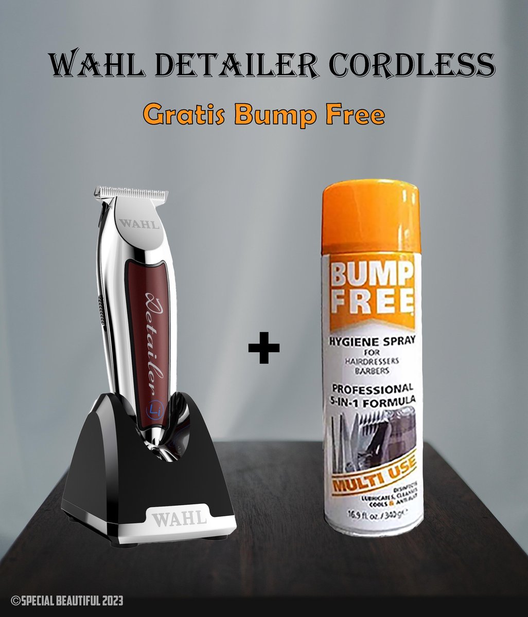 WAHL Detailer Cordless + Bump Free 340gr