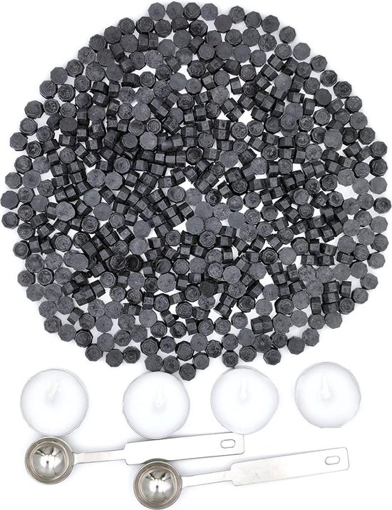 Perles De Cire à Cacheter, Bâtonnets De Cire Octogonaux, Kit De