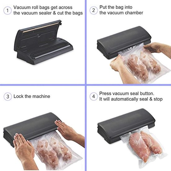 Vacuümzakken 15x25cm voor Sous-Vide Koken - 300