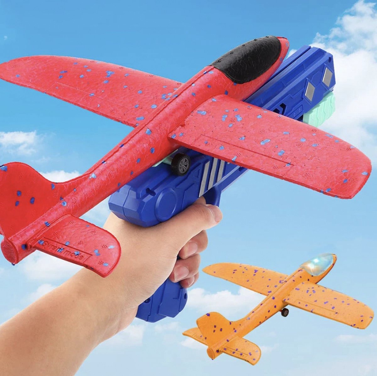 Avion Polystyrene Jouet Planeur Enfant Jeux Extérieur Interactif