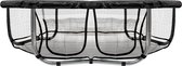 Jupe de trampoline VirtuFit avec compartiment de rangement - Filet de sécurité - 251 cm