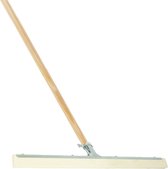 Betra Vloertrekker/douchetrekker - voor water - metaal/rubber 45 cm - met houten steel 150 cm